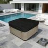 Mprehensive Protective Square Cover for Outdoor Hot Tub Shielding from Rain Sun Leaves and Animals In Conditions