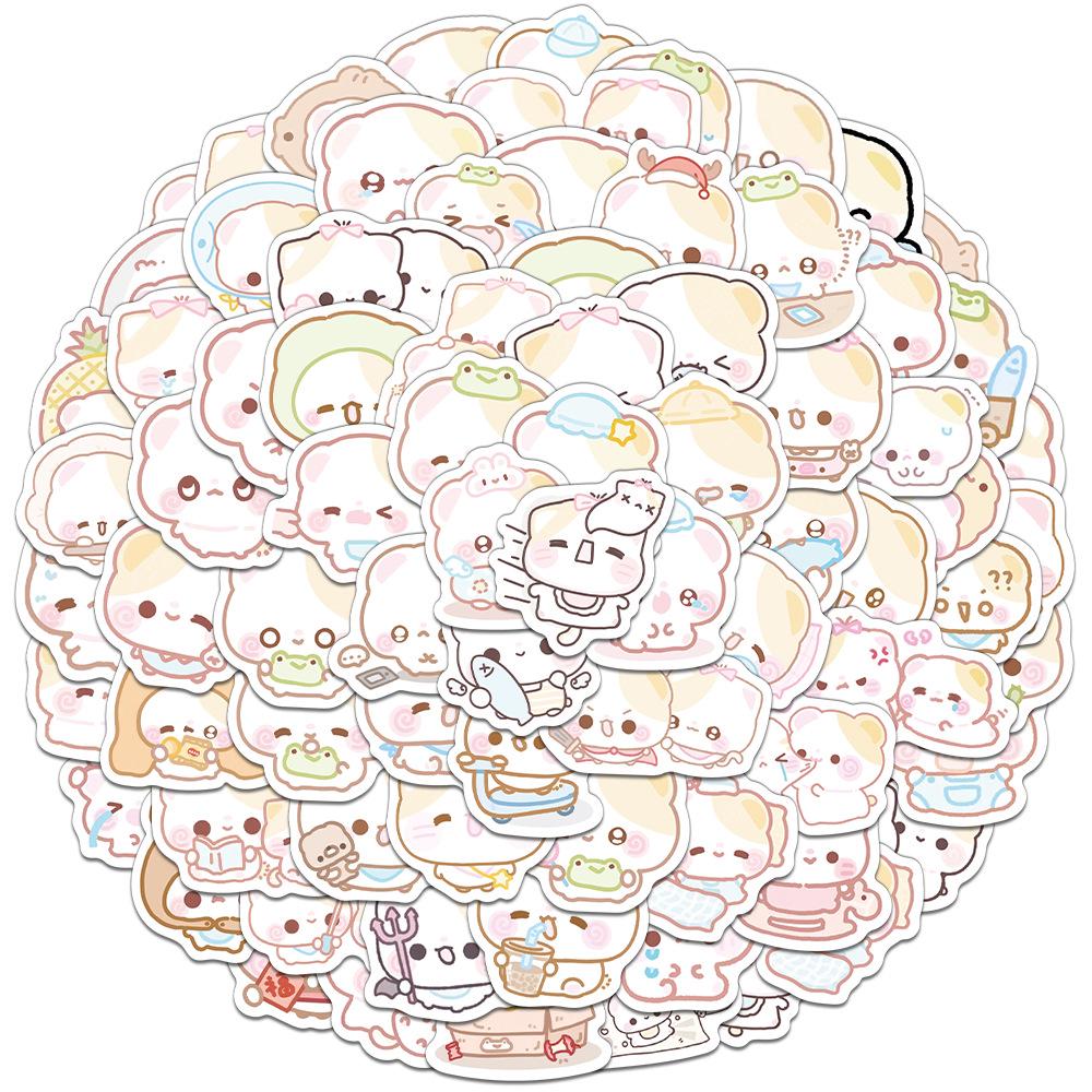 

Creative 80-Piece Personality Sticker Set for Journals, Water Bottles, and Phone Cases No