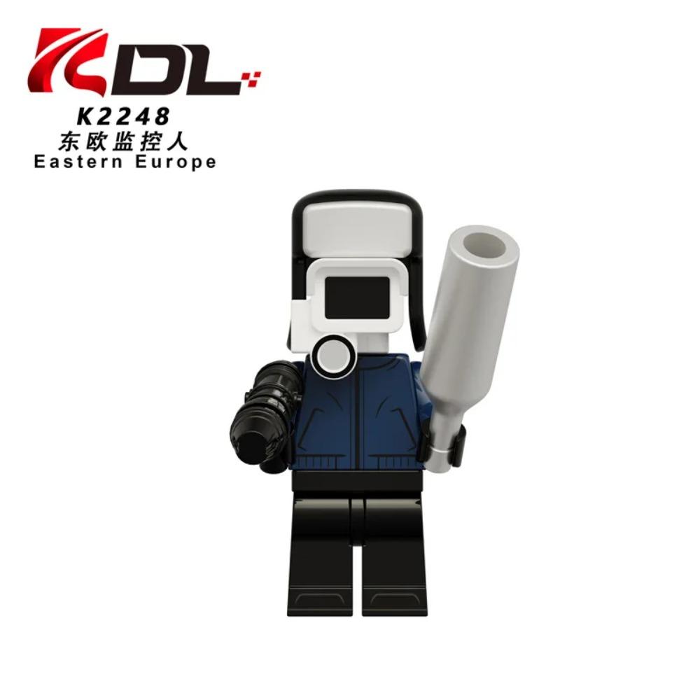 Skibidi Toilet MOC Abstract Robot Building Blocks Compatible With LEGO Monitor TV Man Delicate Figures Mini Model Bricks Toys