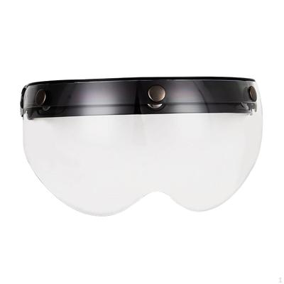 Helmet Visor Face Shield Accessory,Protective 3 Snap Simple Installation Repair Parts Flip Up