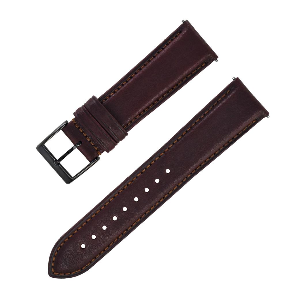 Orologio in Vera Pelle di Vacchetta con Pelle conciata al Vegetale, Adatto per Huawei Samsung Dw Cardi Cinturini per Orologi da Uomo e da Donna