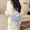 Sweet Hello Kitty Plush Doll Decoration Student Mini Backpack For Daily Use