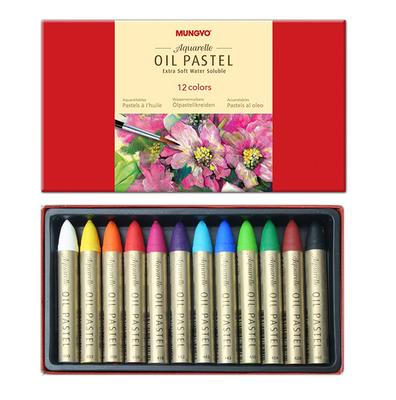 Extra weiche, wasserlösliche Ölpastelle, 12er-Set – verschiedene Farben