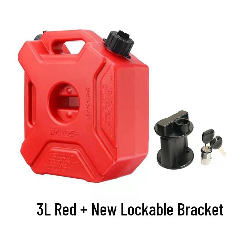 3L Plastic Fuel Tank & Gasoline Can for Car/Motorcycle Travel
