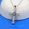 Heart Pendant Necklace Women'S Electroplated Platinum Jewelry