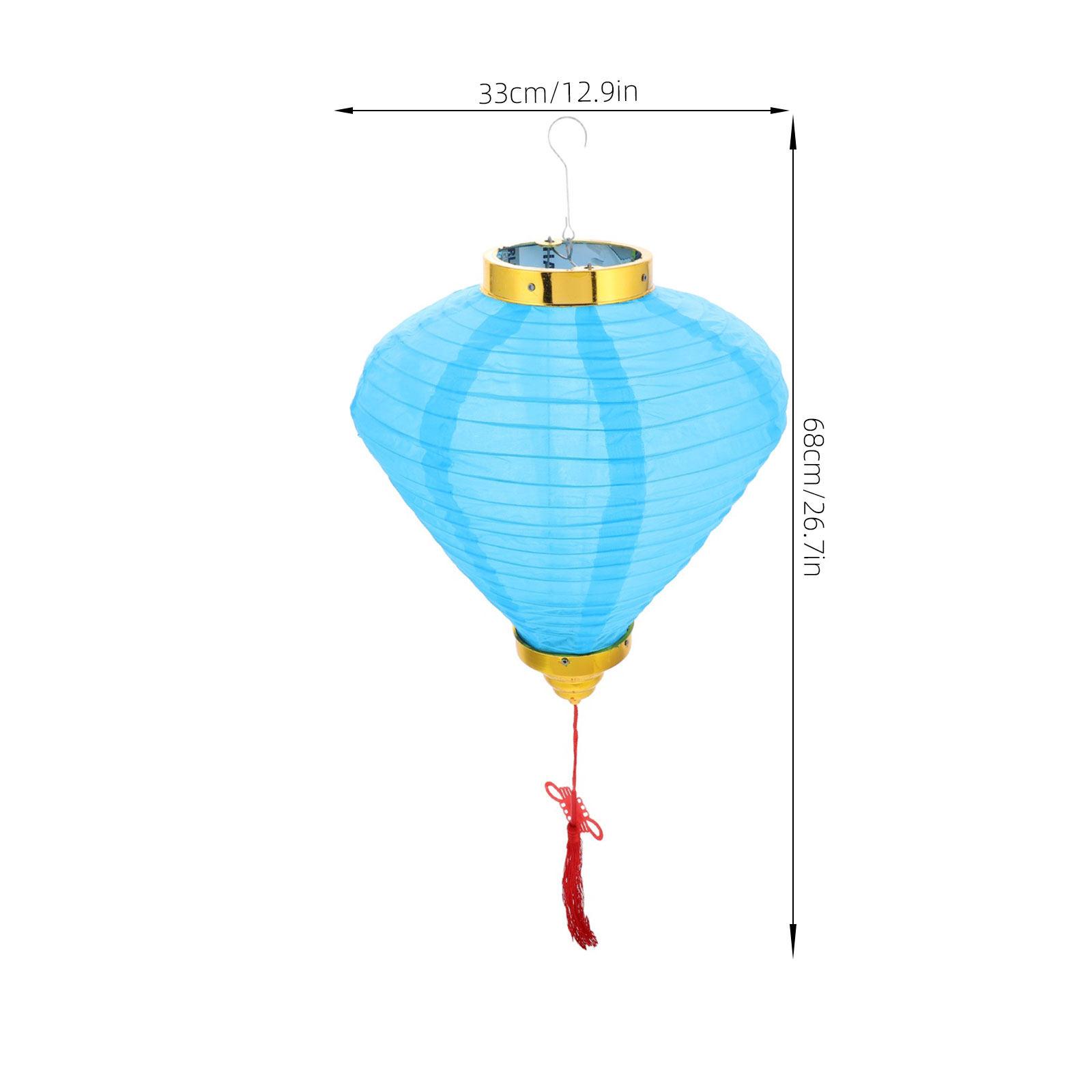 

Vietnamese Lantern Decorative Style Outdoor Hanging Lantern for Streets Gardens Courtyards Festival Party Lighting other синий