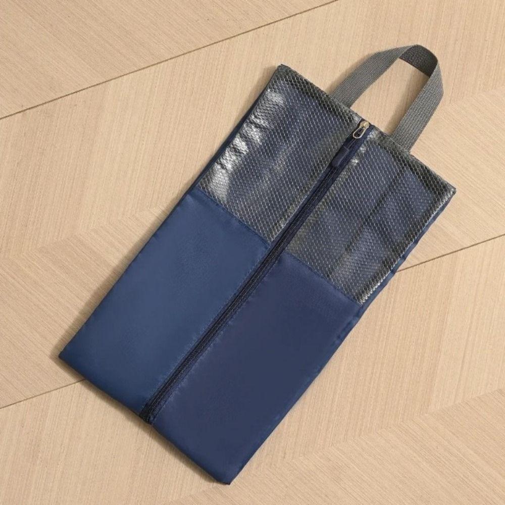 Durable Handheld Shoe Storage Bag Wide Opening Dust-proof Shoes Pouch Space Saving Large Capacity Sports Shoe Bag for Home