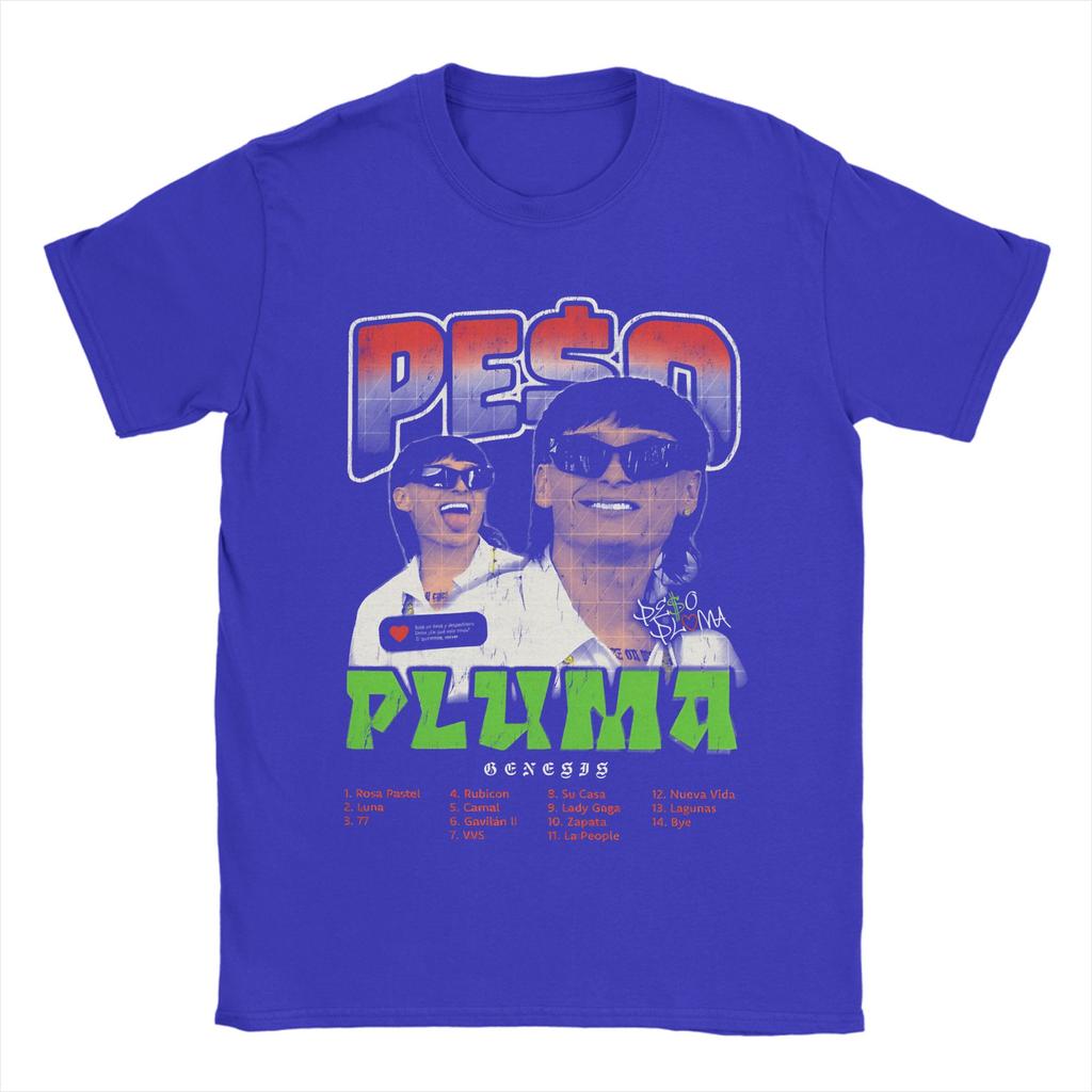 Vintage Singer Peso Pluma Dinastía Tour 2026 TShirts Unisex Crew Neck 100 Cotton T Shirt Short Sleeve Tee Shirt Plus Size