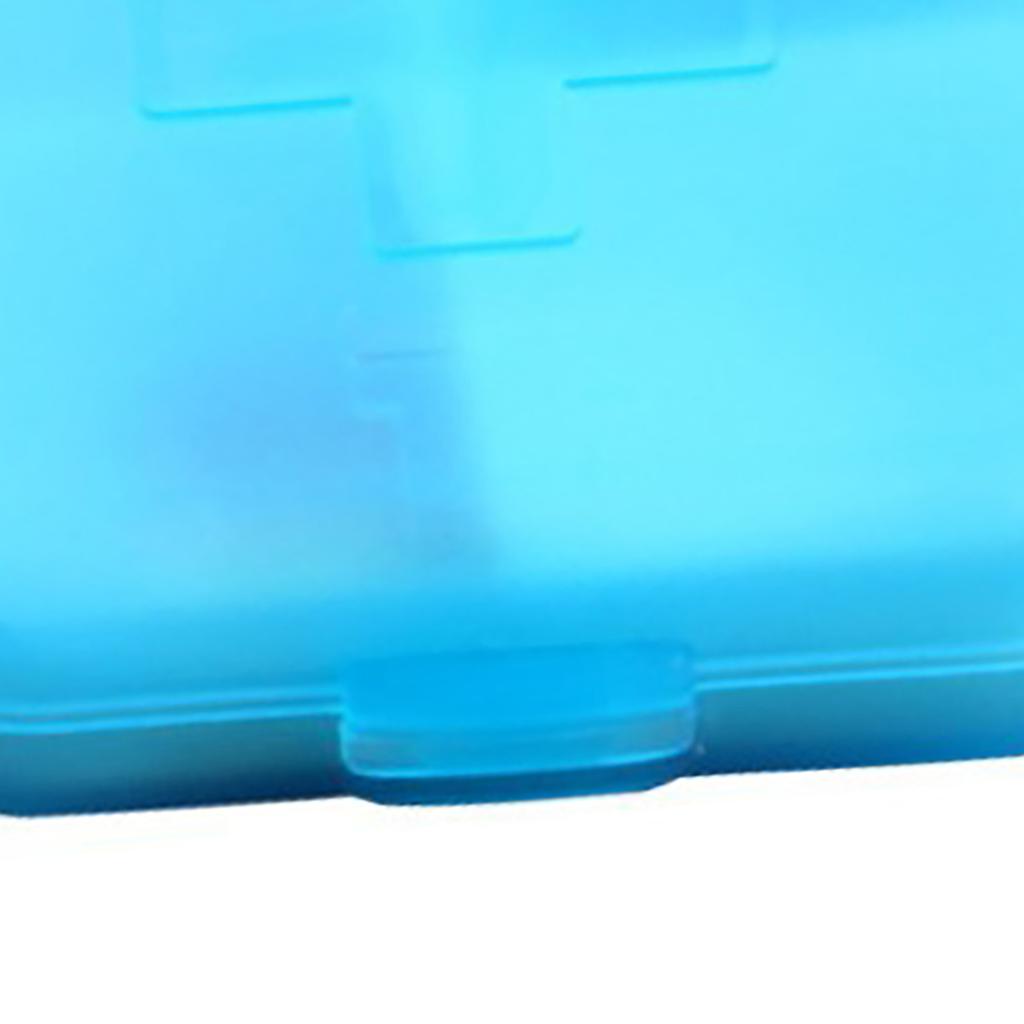 Travel Medicine Organizer Plastic Portable Mini Daily Medicine Case Capsules Container with 4