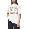 Men's And Women's Casual Loose Printed T-Shirt Round-Neck Pullover Short-Sleeved Top