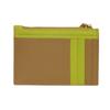 Used 9539 Double G Zip Key Pouch 837966 AAE5F 2843 7943 Current Bicolor Green Key Ring Unused GG Marmont Beige Unisex