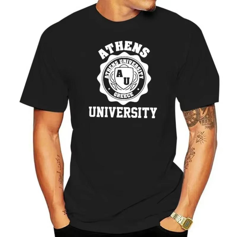 

Athens University Logo T-Shirt (All Colours and Sizes Available) men t shirt XXXXXL чёрный