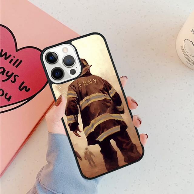 

Firefighter Fire Fireman Phone Case For iPhone 17 Air 15 16 16e Pro Max 11 12 13 14 Cover For iPhone 17 Air Max Plus Fundas iPhone 13pro max