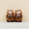 Groundhog Plush Toy Cartoon Keychain Backpack Pendant Childrens Gift Holiday