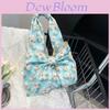 Modern Blue Butterfly Knot Tote Bag For Daily Commute And Casual Outings