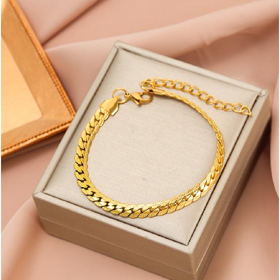 Titanium Steel Non-Fading Popular European And American Bracelet Couple Versatile Ins Style Personalized Fashion Bracelet