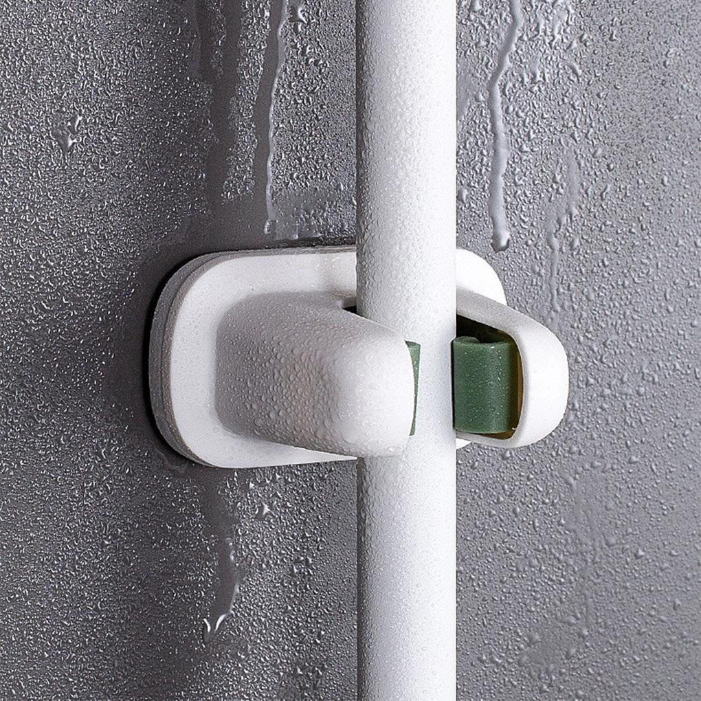 Wall Mounted Mops Hanging Pipe Hooks Multi-purpose Storage Rack Moisture-proof Holder Broom Clip Household Kitchen Washroom