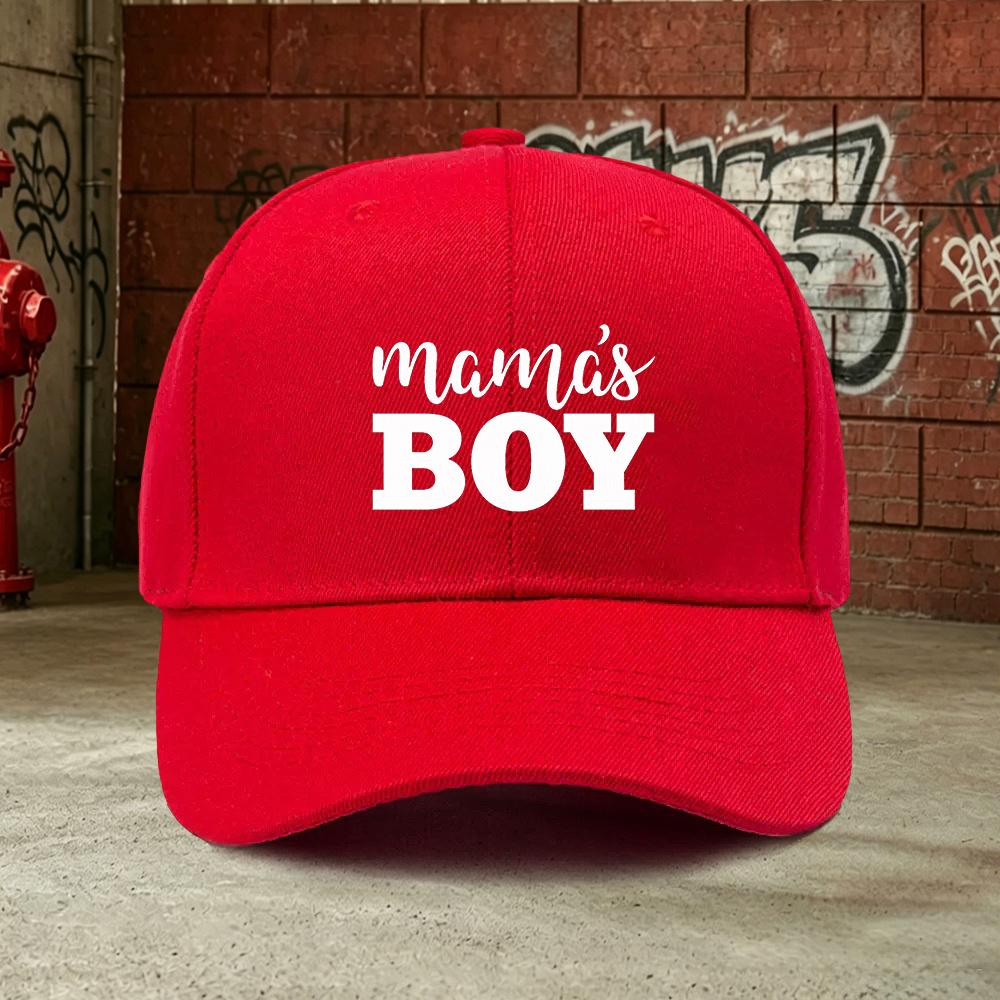 pc Printed MamaS Boy Outdoor Casual Hat Adjustable Twill Baseball Cap Lightweight Printed Craft WomenS Hat MamaS Boy Me