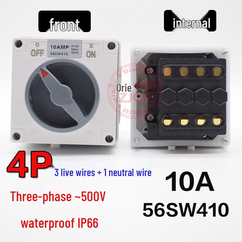 

Waterproof Isolator Switches 56SW410, 56SW420, 56SW432, 56SW440, 56SW450/63A - Australian Standard