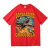 Brr Brr Patapim T Shirt Unisex Funny Italian Brainrot Meme Tshirt Cool Bombardiro Crocodillo Tralalero Tralala Cotton Tees Shirts