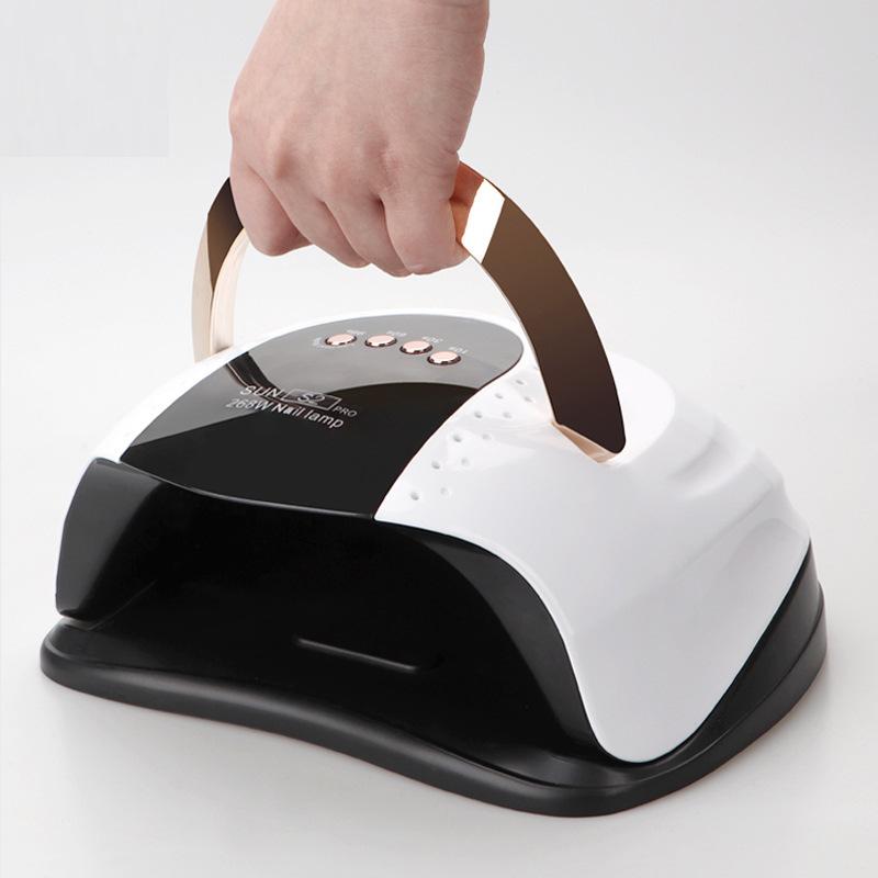 High Power Handheld UV LED Nail Lamp Portable Gel Nail Polish Curing Phototherapy Machine