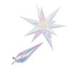 2 Pcs Iridescent 4D Balloons Large Holographic Foil Balloon Rainbow Mylar Aluminum Balloon for Birthday Wedding Baby Shower Party Decoration