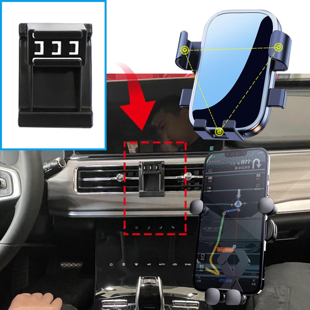 Car Mobile Phone Holder for Chery EBRO S800 Tiggo 8 PRO MAX PHEV 2025 2026 2027 GPS Bracket Navigation Stand Auto Accessories