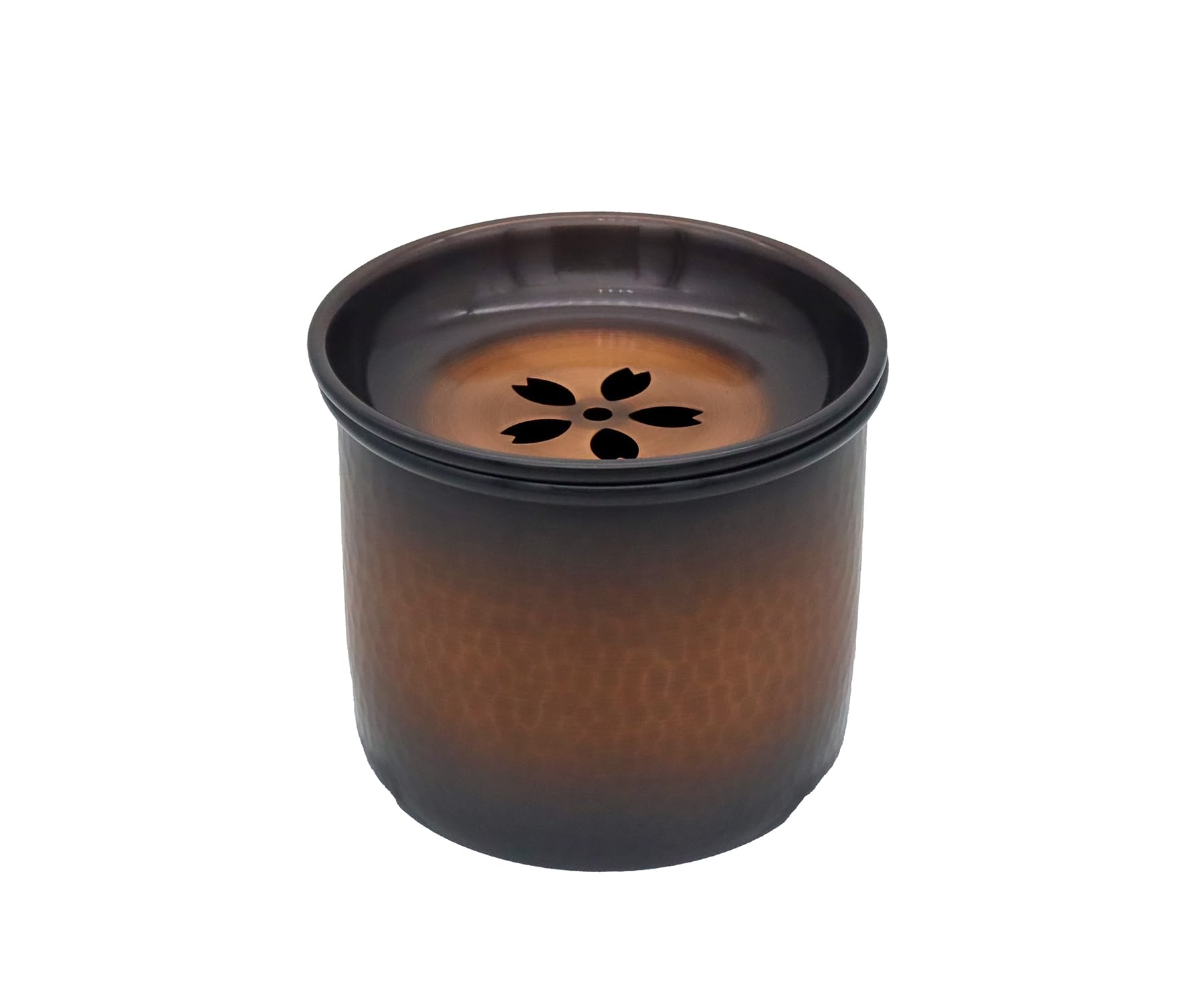 

Shinkodo Made in Japan Pure Copper Water Sink (Small) with Red Copper Finish and Hammered Design, Gift Wrapping Available