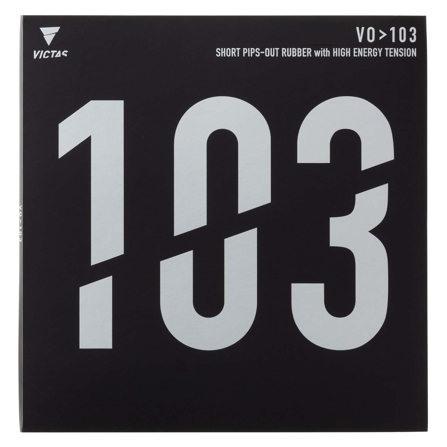 VICTAS VO1-03 Hard Soft Enea Energy Tension Offensive Table Tennis Rubber MAX Black