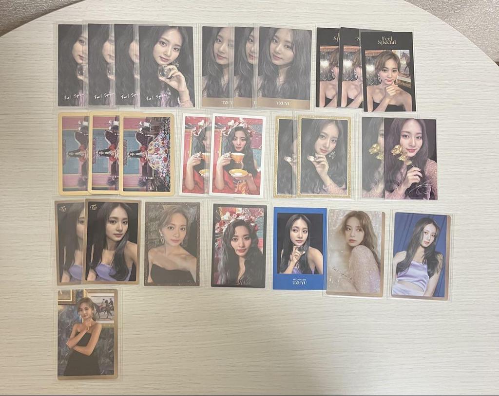 [USED] Twice Feel Special Tzuyu Trading Card Complete Set