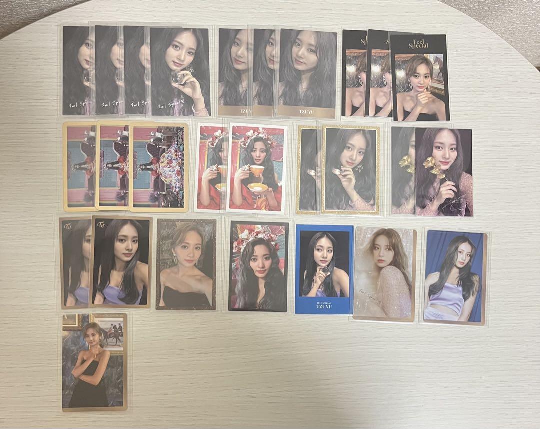 

[USED] Twice Feel Special Tzuyu Trading Card Complete Set