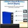 New 120AH Lifepo4 Battery 3.2V CATL Lithium Ion Battery Rechargeable Solar Battery Pack With Screws And Busbar EV RV