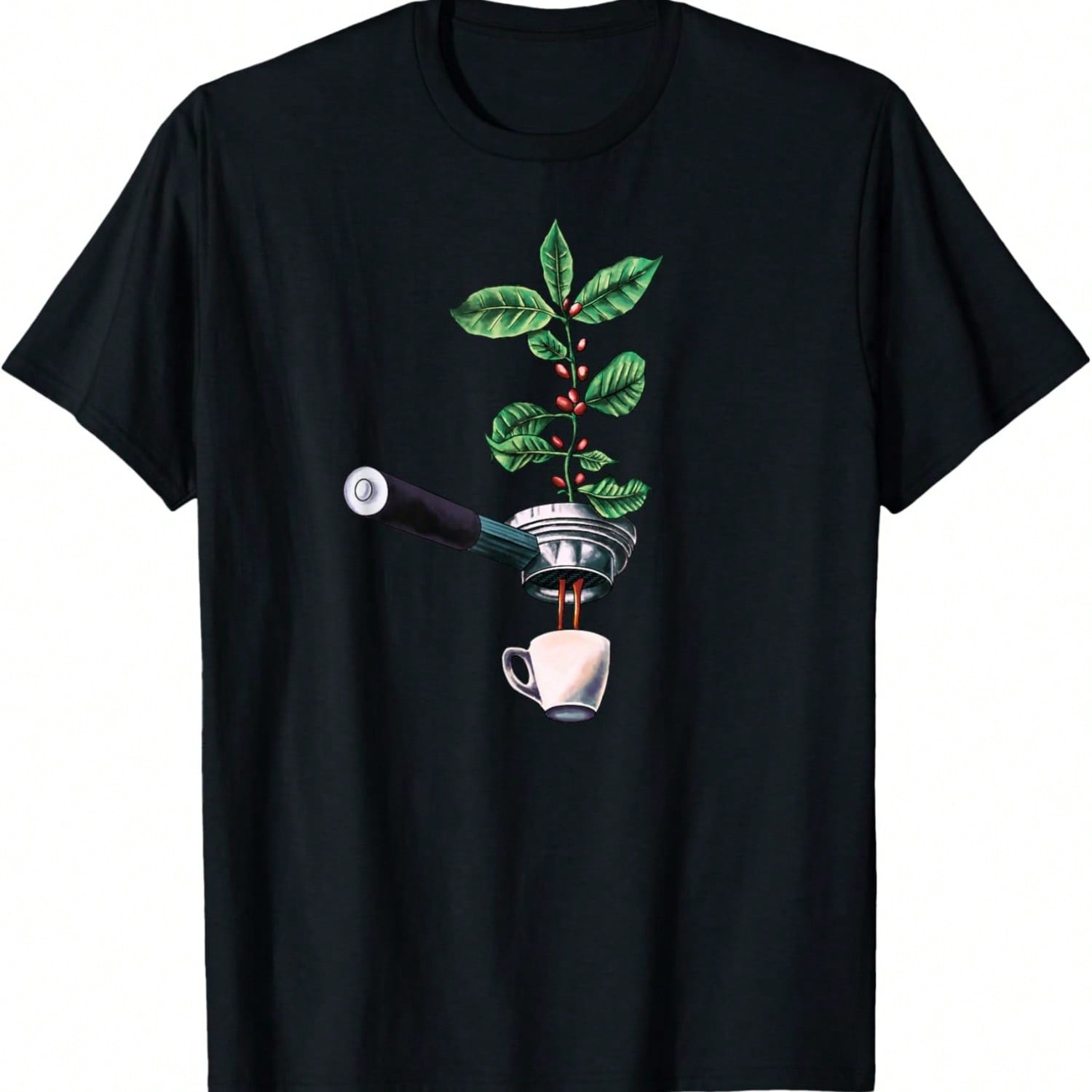 Coffee Barista Espresso Latte Cappuccino Periodic Table T-Shirt S разноцветный