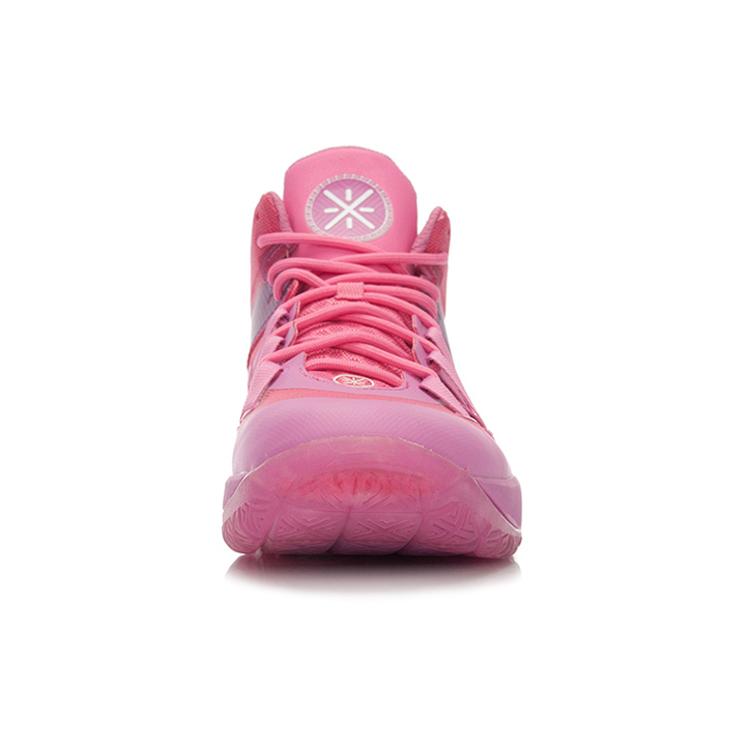 Li Ning All In Team 3 Basketball Shoes Unisex High top Azalea Pink ABAK047-4