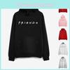 Damen Freundinnen Print Hoodie Lockeres Oberteil Damen Pullover Kapuzenpullover Mit Stilvollem Leopardenmuster
