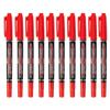 10Pcs Vehicle Service Marker Pen Double Headed Permanent Marker Waterproof Oil Based Inks For Windshield Notices