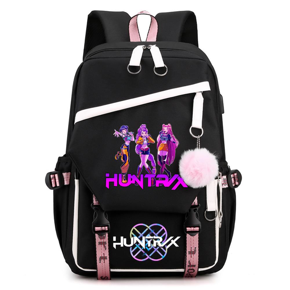 Anime K-Pop Demon Hunters Printed Large Capacity Backpack for Teenger Student Girl Boy Schoolbag Bookbag Women Waterproof Travel Bag Gift