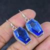 Tanzanite Gemstone 925 Sterling Silver Jewelry Earring 1.58"