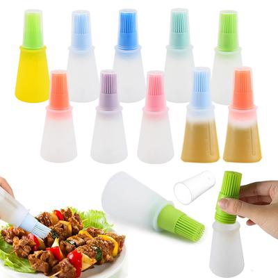1 Stück Silikon-Ölflaschenpinsel zum Grillen/Backen, Silikon-Flaschenpinsel zum Kochen, Grillen, Backen, Gebäck, Öl/Honig/Sauce