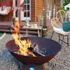 Outdoor Patio Fire Pit with Grill Function