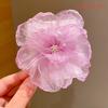 Fashion Sweet Tulip Ribbon Hair Ring For Women Girls Cute Elegant Bowknot Hair Clip Exquisite Tassels Hair Accessories Gifts