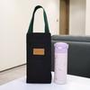 Canvas Cup Sleeve, Portable Water Bottle Bag, Thermal Cup, Pot, Umbrella Storage Pouch, Large Capacity Thermos Cup Protective Cover