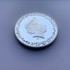 2PC Collection Commemorative Coins Silver Coins Beautiful Queen Commemorative Coins Collection Her Majesty's Commemorative Coins
