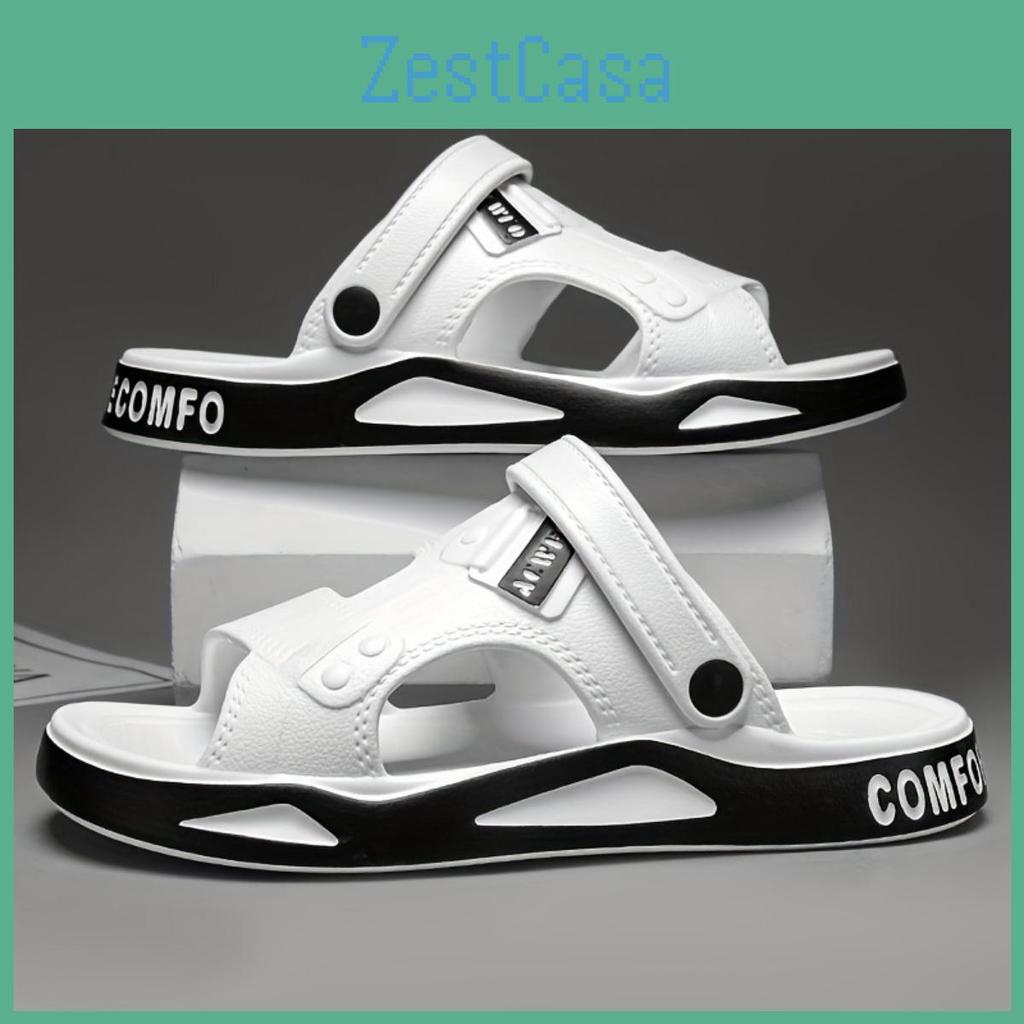 Beach Summer Nonslip Breathable Mens Shoes Geometric Pattern Eva Indooroutdoor Sandals