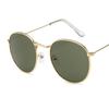 Fashion Oversized Round Sunglasses For Men And Women With Vintage Retro Mirror Glasses