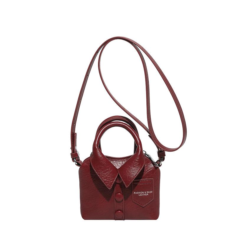 

New Women s High-End Mini Bag Creative Shoulder Purse, Versatile Top-Handle Crossbody Handbag with Unique Clothing Design