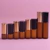 5 sztuk Roll On Roller Essential Oil Butelki wielokrotnego napełniania Perfumowe pojemniki do makijażu