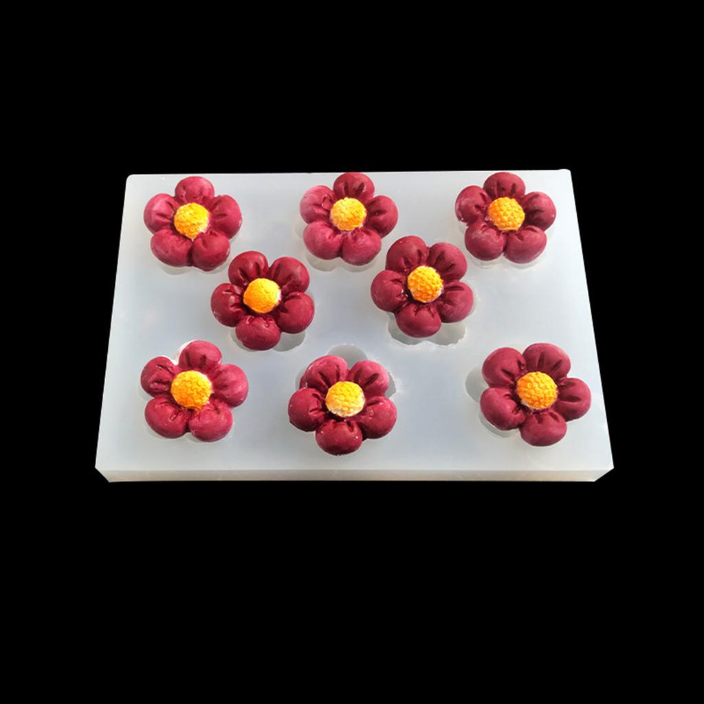DIY Chocolate Moulds Dessert Mold Cherry Flower Shaped Cake Decorating Tools Silicone Material for Kitchen DIY Baking