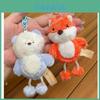 Coelho Pinguim Pato Urso Pelúcia Mini Animal Chaveiro Com Pés Extensíveis Para Bolsas E Chaves