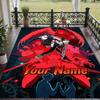 Custom Text Chainsaw Man Pattern Floor Rug Soft Indoor Carpet Mat Living Room Bedroom